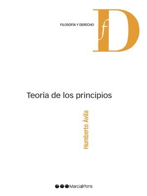 cover image of Teoría de los principios